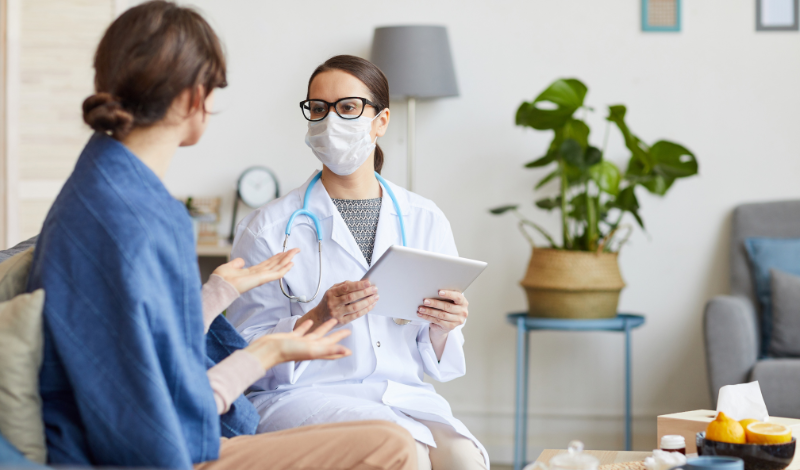 Medical clinic doctor consultation